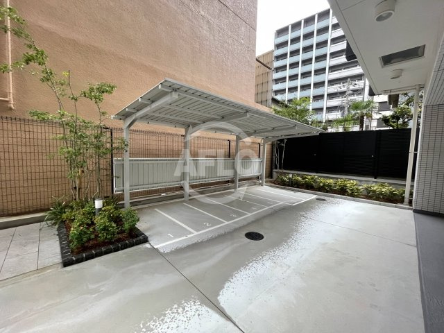 ラヴィータ難波元町のその他共用部分|TOYOTOMI STAY premium 難波元町　自転車置き場