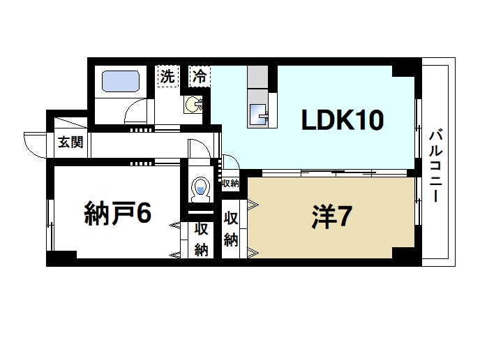 アルペンローゼの間取り|使い易い振り分け間取り