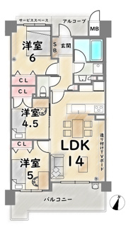 【間取り】 | パラドール嵯峨嵐山・四季彩苑