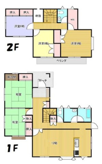 【間取り】 | 茂原市緑ヶ丘5　中古戸建 | 図面と現況に相違がある場合、現況を優先致します。