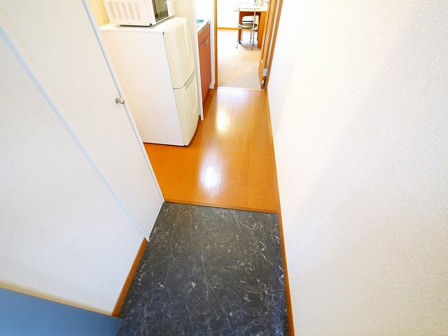 レオパレスプルメリアの玄関|ゆったりとした玄関です