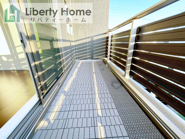 土浦市乙戸　中古戸建のバルコニー