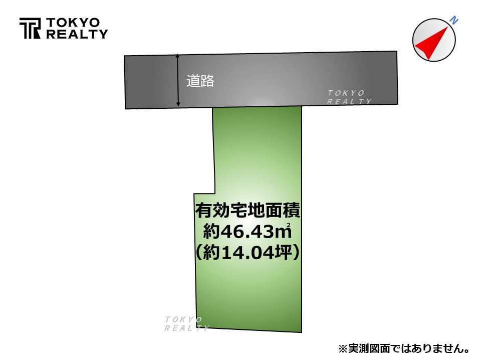 世田谷区下馬1丁目　建築条件付き売地の区画図|区画図

現地ご見学希望・資料請求などお気軽にお問い合わせ下さい！
03-5990-5201