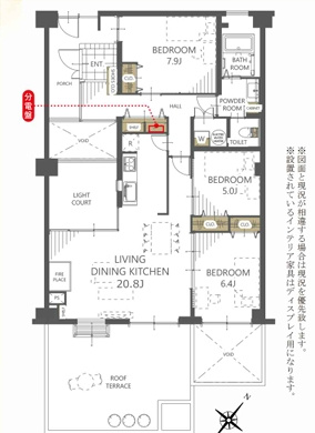 熱海パサニアクラブの間取り