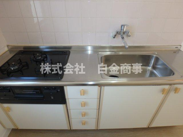 テラスハウス若葉B棟のキッチン