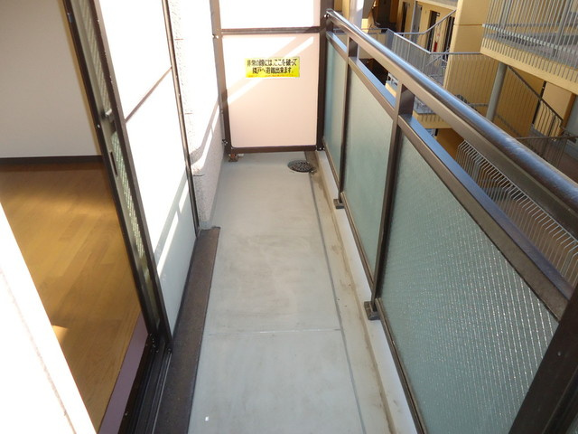 ラフィーヌ六甲のバルコニー