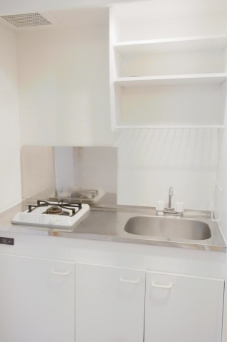 スカイコート文京白山のキッチン|1口ガスコンロ付き