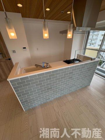 ライオンズマンション片瀬江ノ島のキッチン|きれいなキッチンです