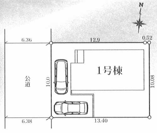 座間市入谷東4丁目第1期　新築戸建全1棟の区画図