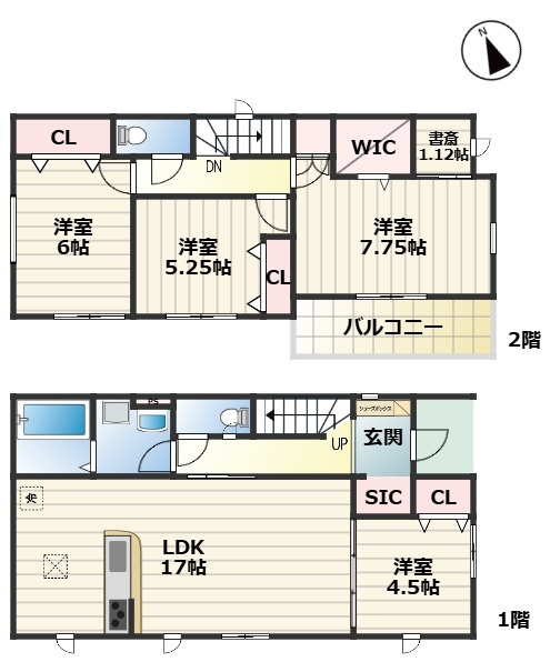GRAFARE高浜市神明町2期｜名古屋市の戸建ならホームアップの間取り|間取図