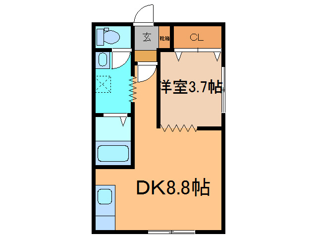パリエ203の間取り