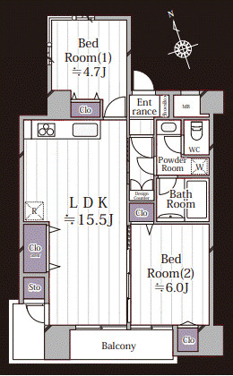 北小金ビューハイツの間取り|ご希望物件のご提案から現地へのご案内、ご契約まで、業務に精通したスタッフがきめ細かく対応いたします。