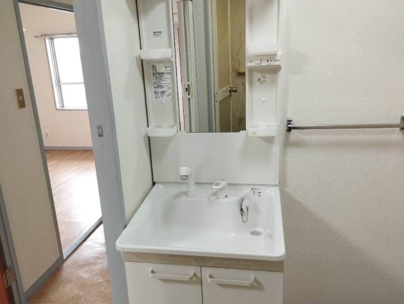 サンライフすあげの洗面所