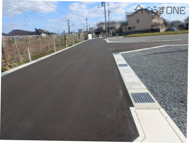 【前面道路含む現地写真】 | 姫路市広畑区才／13区画