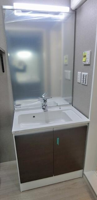 ハーミットクラブハウストゥギャザー溝ノ口（仮）の洗面所|※現況優先となります。