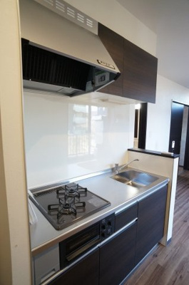 【キッチン】 | Y　ｃａｔ　日進 | お料理好きには嬉しい２口ガスコンロです。