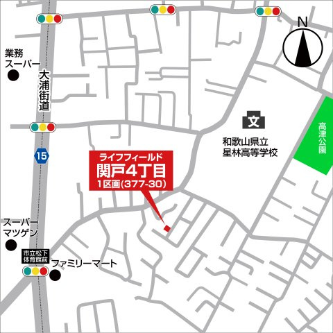 関戸4丁目1区画（377-30）・新築戸建の地図