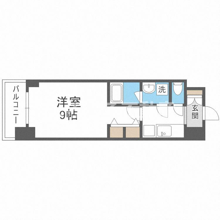 スプランディッド淀屋橋DUEの間取り
