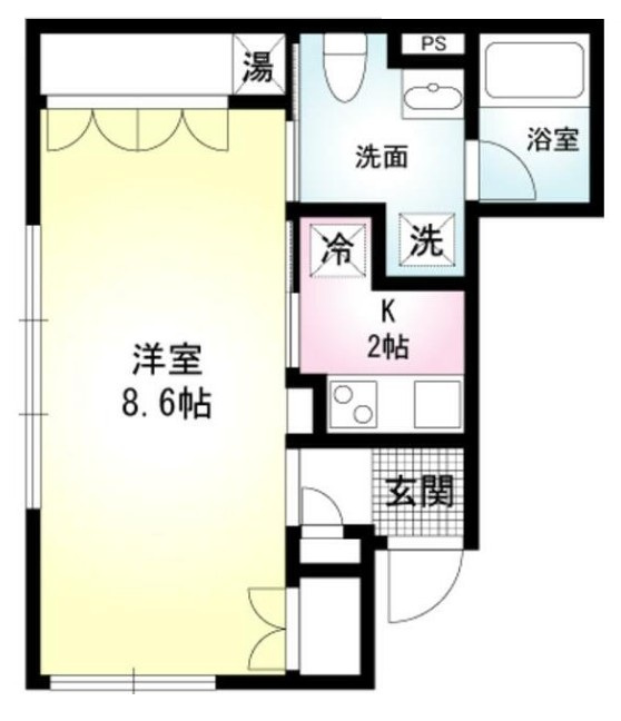 EL　COURT　WADAの間取り