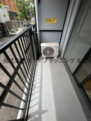 仲介手数料０円！ジュネス藤原のバルコニー