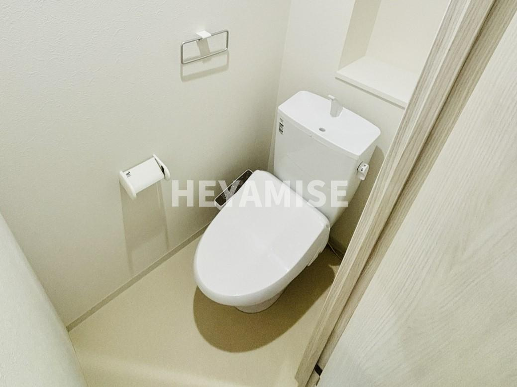 デ・クメール福田町のトイレ|※室内画像は別号室のもの