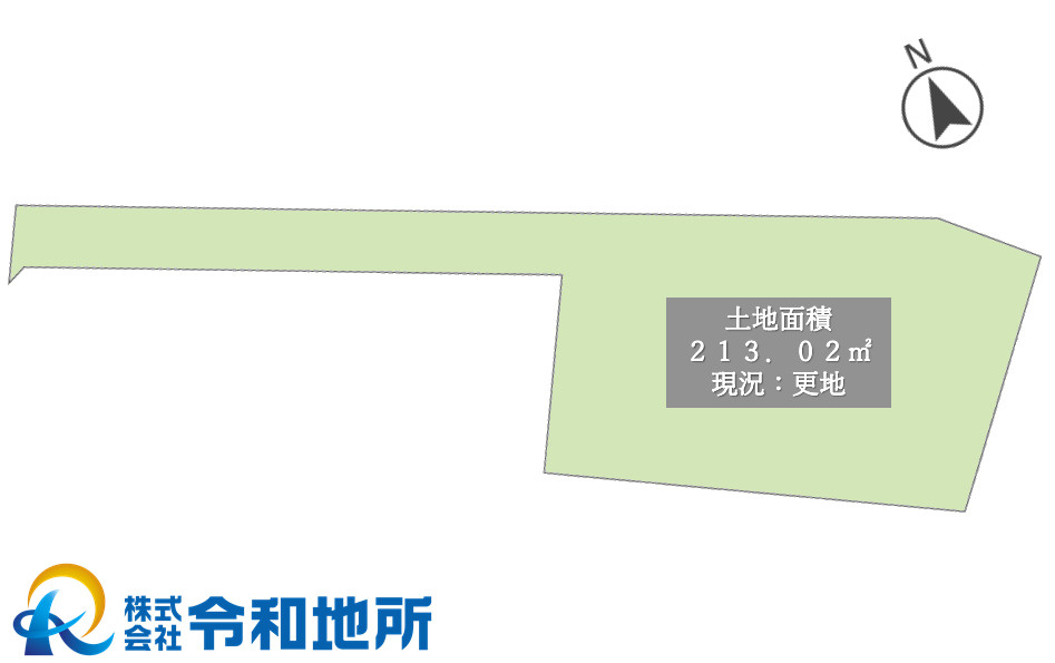 売地　茅ヶ崎市下町屋2丁目の土地図