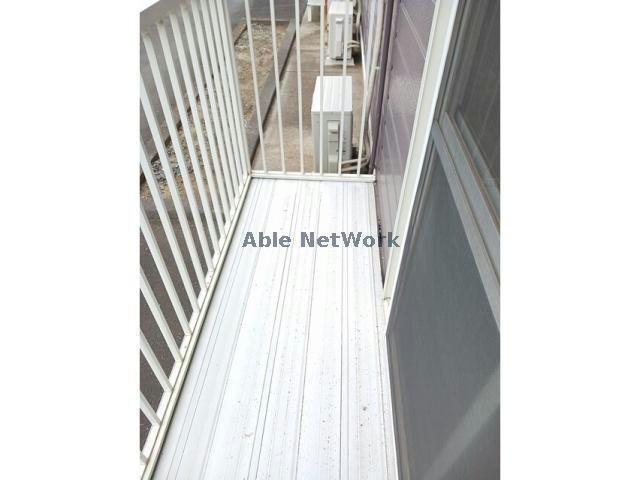 エスポワールＡのバルコニー|日当たりの良いバルコニー