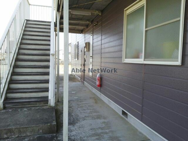 エスポワールＡのエントランス|エントランス部分