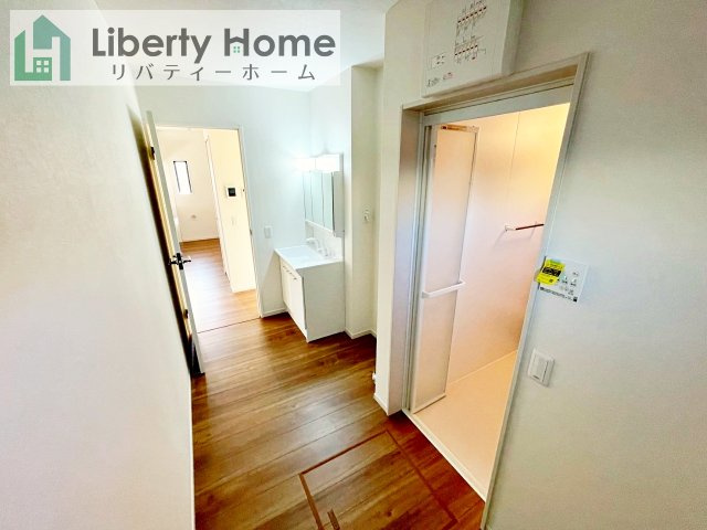 ひたちなか市足崎1期　新築戸建　2号棟の脱衣所