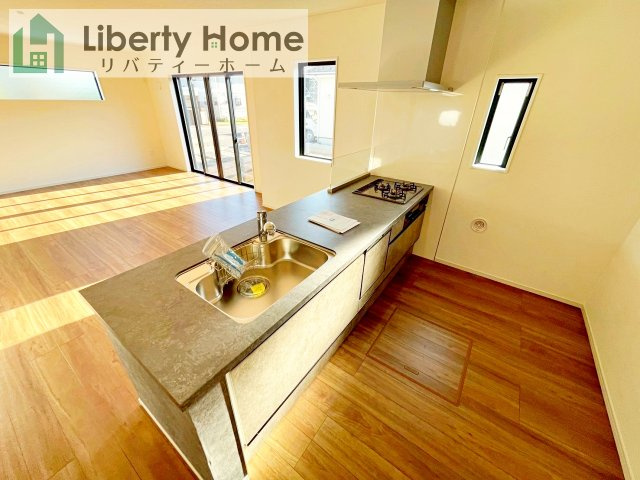 ひたちなか市足崎1期　新築戸建　2号棟のキッチン