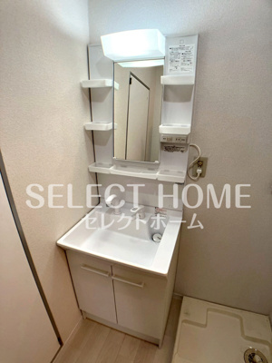 【独立洗面台】 | コーポ藤 | 独立洗面台あり、毎朝おしゃれに忙しい女性の方におすすめです