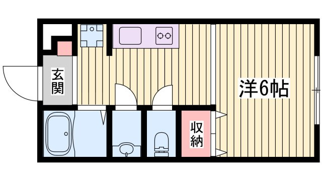 ネストプラス浜田の間取り