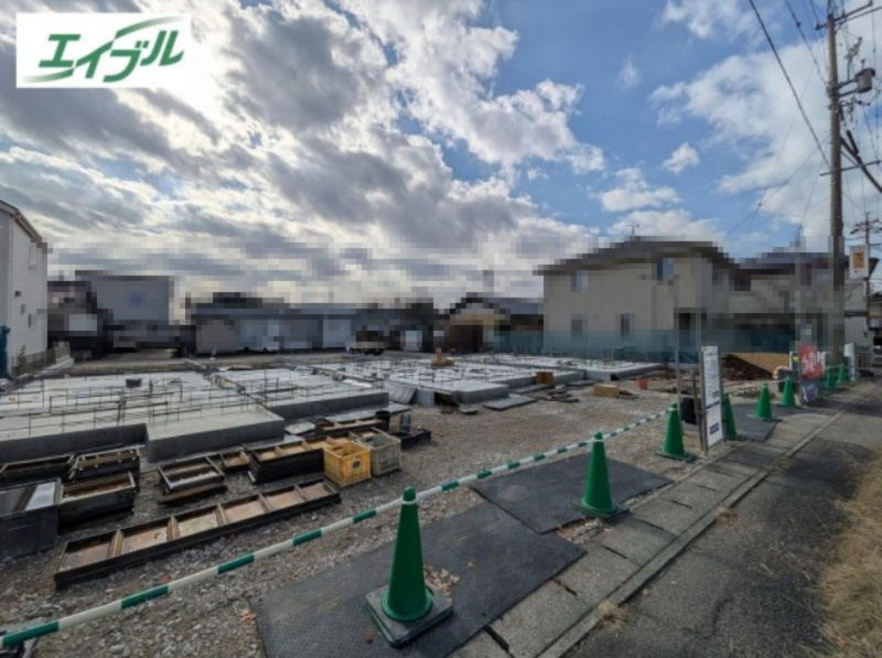 小牧市郷中２丁目　新築戸建　1号地の外観|太陽光発電システム付き。
スーパー・コンビニ・ドラッグストア・公園近く。