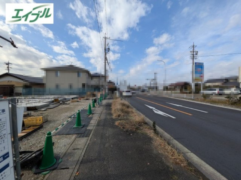 小牧市郷中２丁目　新築戸建　1号地の前面道路含む現地写真|前面道路含む現地写真です