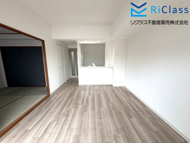 板宿パークホームズの居間・リビング|リビングです