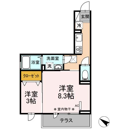 D-room樹・旭町の間取り