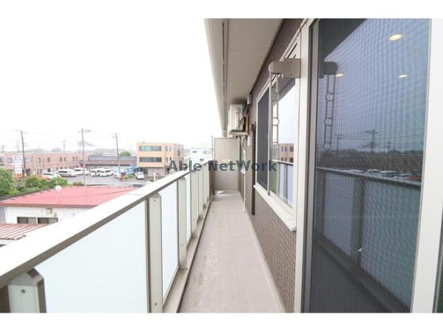 ルミウス（宮中）Bのバルコニー|日当たりの良いバルコニー