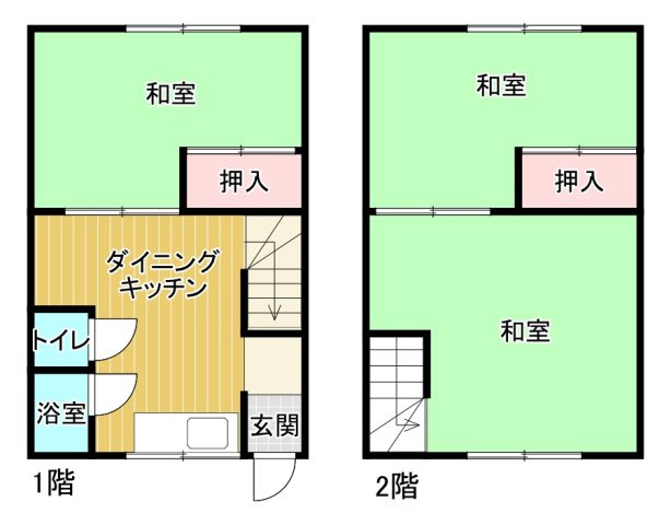 苅原アパートの間取り