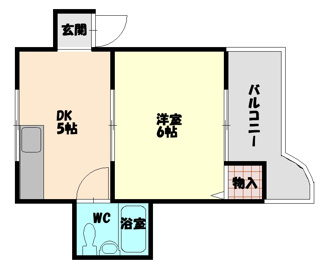 【間取り】 | スカイハイツIII