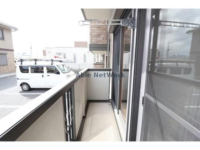 セピアコートⅡのバルコニー|日当たりの良いバルコニー