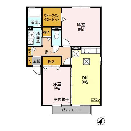 セピアコートⅡの間取り