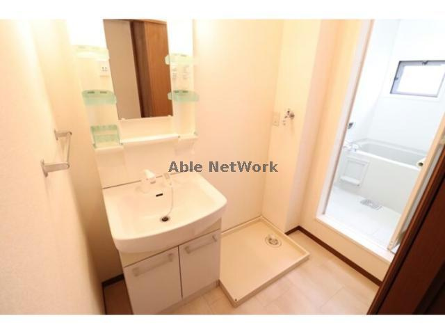 セピアコートⅡの洗面所|洗髪洗面化粧台