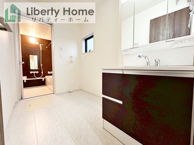 ひたちなか市足崎19期　新築戸建　1号棟の脱衣所