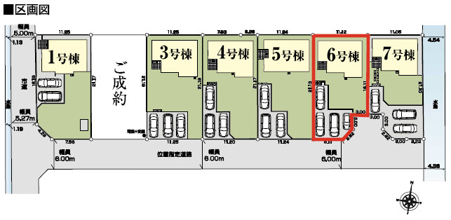 【区画図】 | いろどりアイタウン富岡市下高瀬