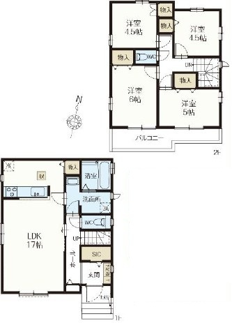 新座市石神4丁目　新築一戸建　西武池袋線　東久留米