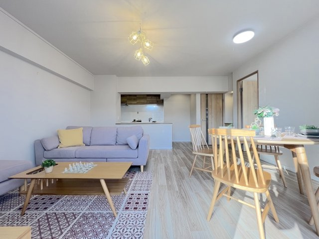 ふよう香椎浜ハイツの居間・リビング