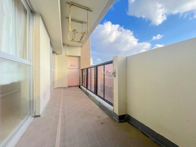 ふよう香椎浜ハイツのバルコニー