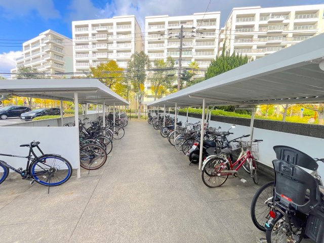 ふよう香椎浜ハイツの駐輪場
