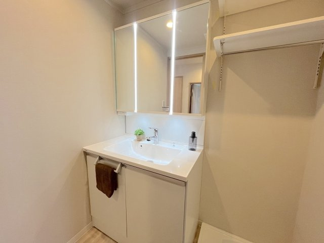 ふよう香椎浜ハイツの独立洗面台