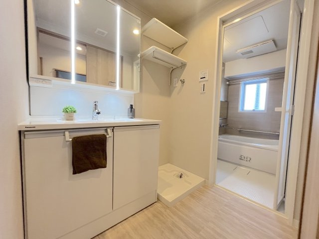 ふよう香椎浜ハイツの脱衣所